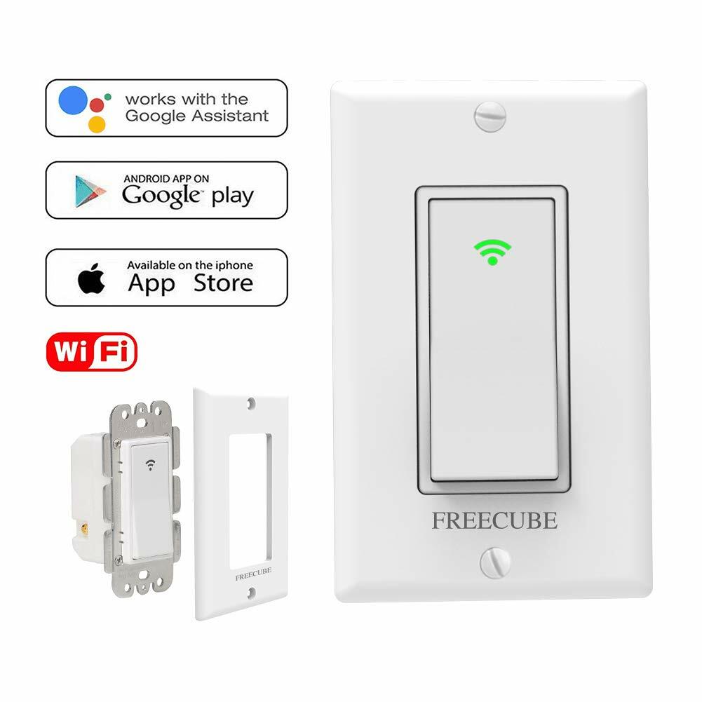Freecube Smart Switches Work With Alexa Google Home In Wall