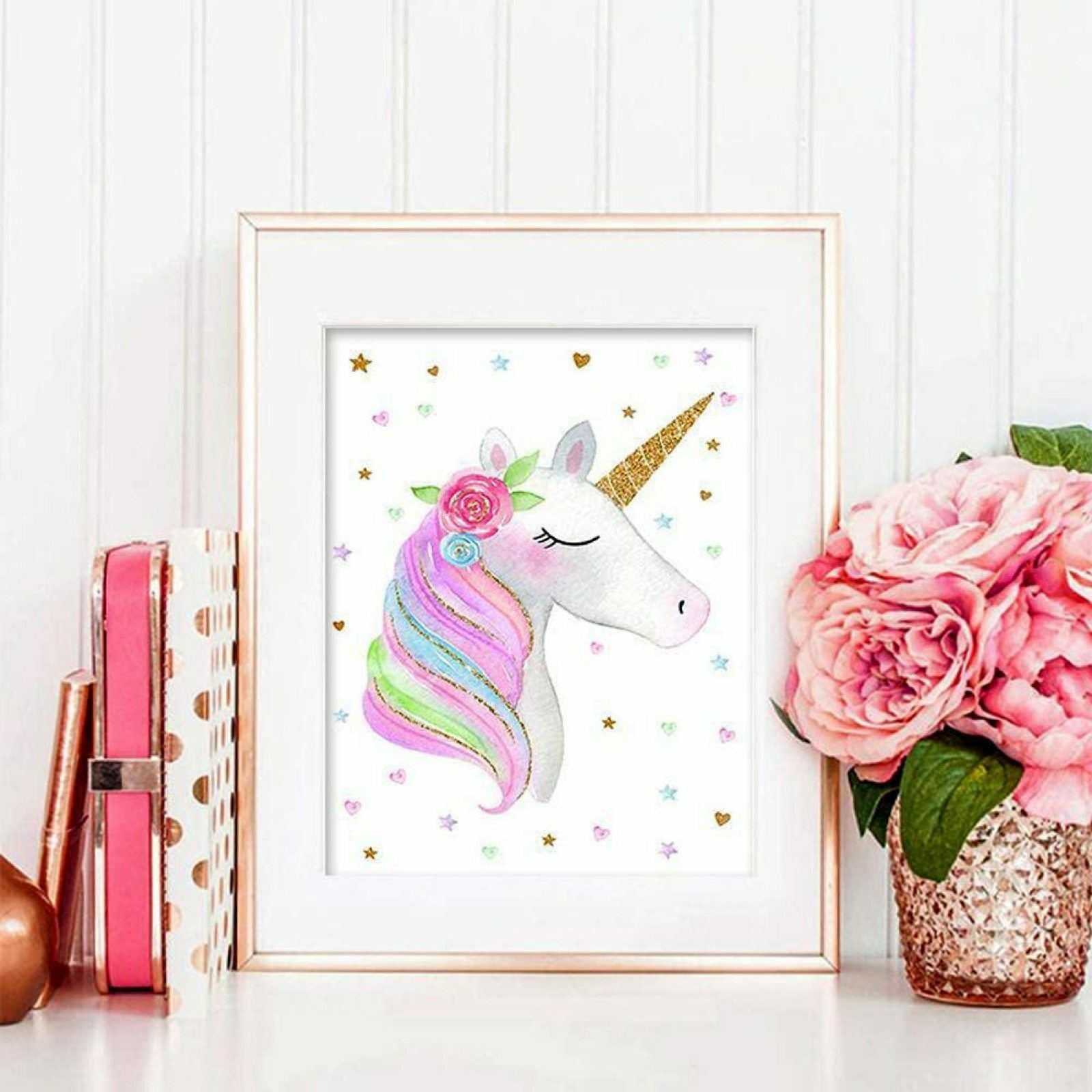 Branded Unicorn Wall Posters Rainbow Unicorns Canvas Art Prints Painting Bedroom Girls