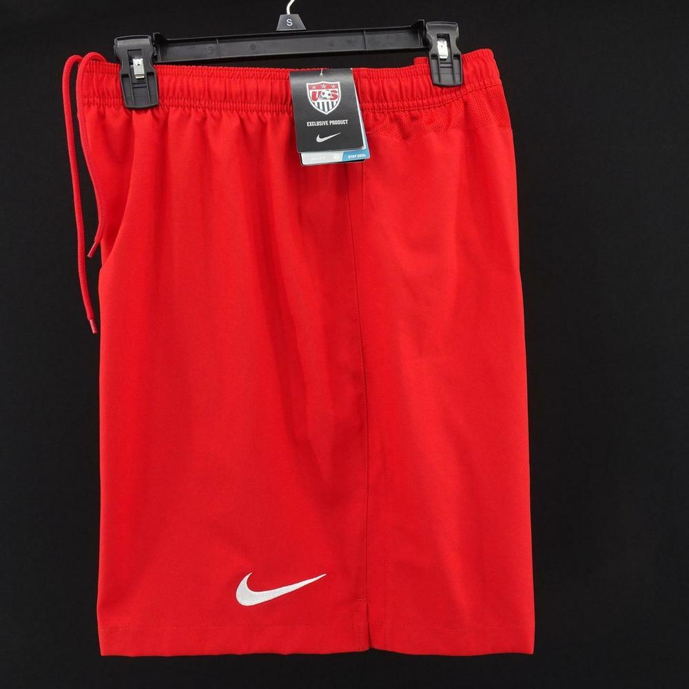 Nwt Men Nike Dri Fit Red Usa Soccer Performance Gym Training