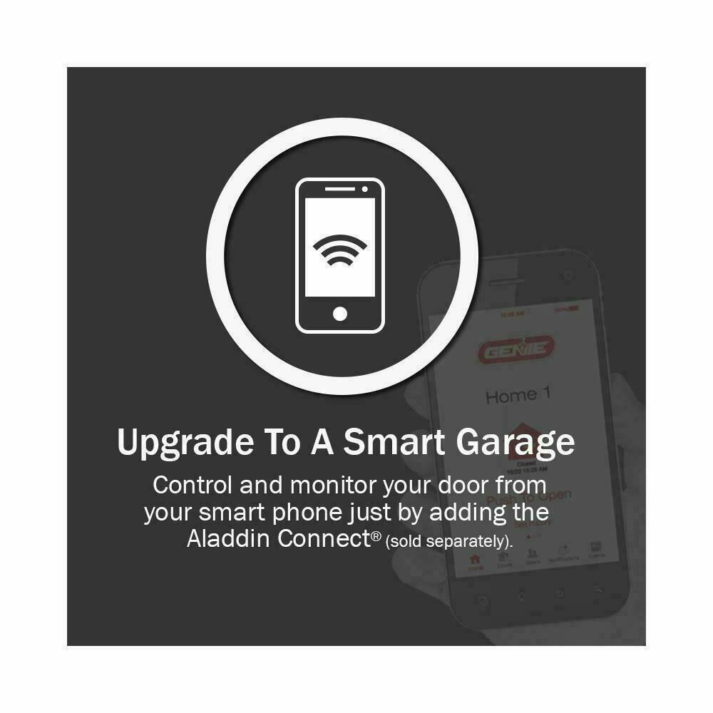 Genie Chain Drive Garage Door Opener 750 3 4 Hpc Battery Backup Remote Keypad