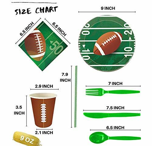Anor Wishlife Anor Wishlife Football Paper Plates Football Napkins