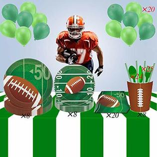 Anor Wishlife Anor Wishlife Football Paper Plates Football Napkins