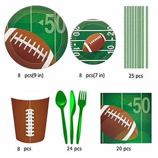 Anor Wishlife Anor Wishlife Football Paper Plates Football Napkins