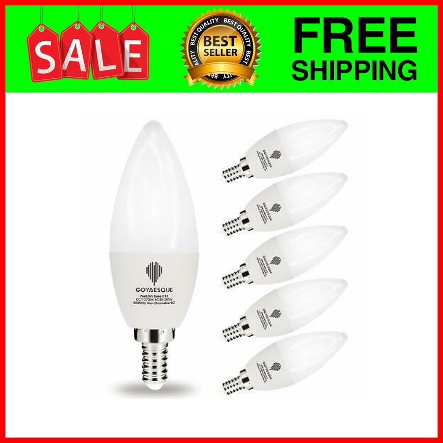 Goyaesque Led Bulbs Candelabra Small Base Non Dimmable Decorative Led Bulbs Candelabra Small Base