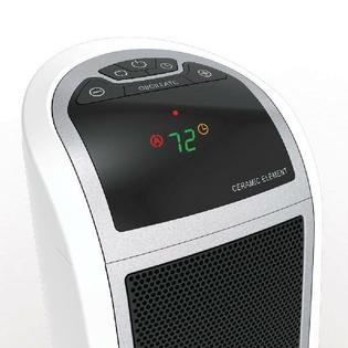 Lasko Products 5165 Ceramic Tower Heater Digital Control Oscillating Room Space Heater Remote 1500w