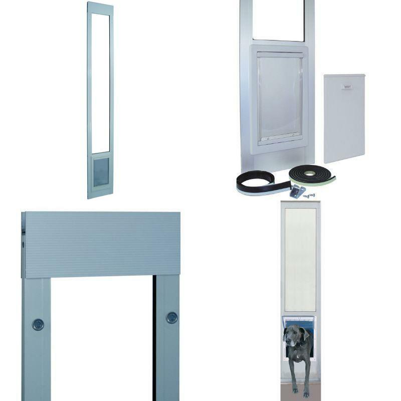 Ideal Pet 15 In X 20 Super Large White And Dog Patio Door Insert For 75 To 77 - Ideal Pet Sliding Glass Dog Door Ideal Pet 15 In X 20 Super Large White And Dog Patio Door Insert For 75 To 77 - Ideal Pet Sliding Glass Dog Door