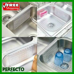 Home Things Mat Protector Double Sink Divider Clear Kitchen Dish Mat Protector Double Sink Divider Clear
