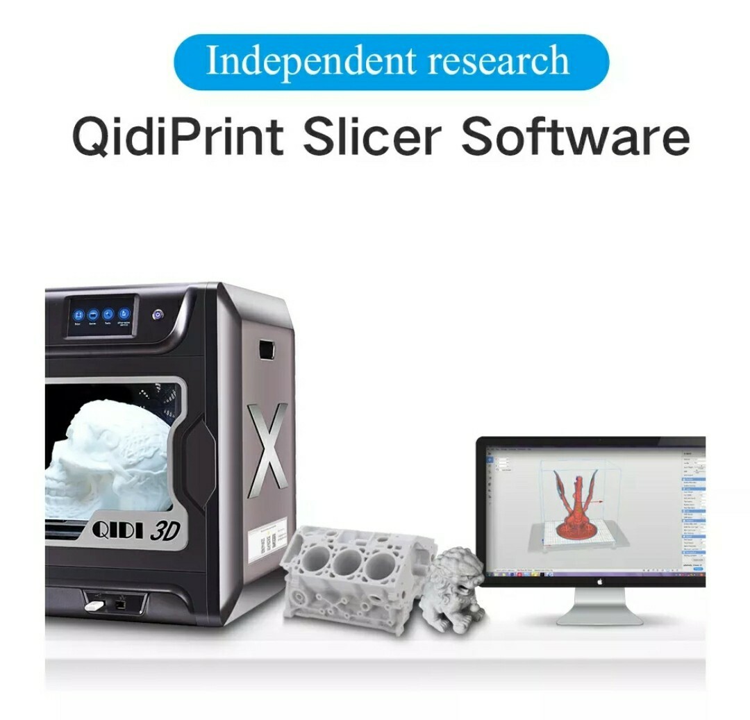 Qdxmax20181012 X Max Qidi Tech Large Size Intelligent 3d Printer New Model 5 Inch Touchscreen