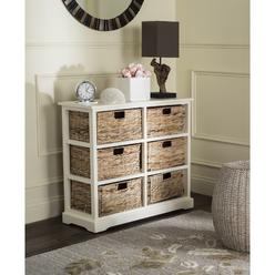 Dresser With Wicker Baskets
