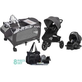 Evenflo Baby Jogger Stroller Car Seat Infant Playard Diaper Bag Travel  System Combo Set
