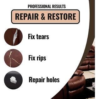 Brand Fortivo Leather Repair Kit For Car Seats Vinyl Upholstery Air Mattress Inflatables Brown