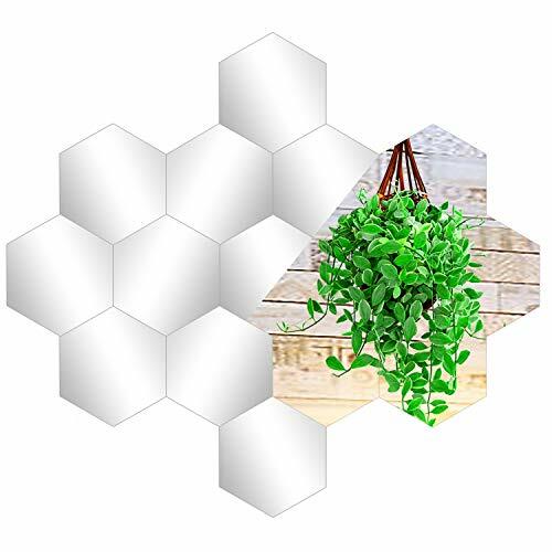 Gxoeegof 15 Pieces Self Adhesive Acrylic Mirror Stickers Sheet - Non Glass Mirror Sheets Gxoeegof 15 Pieces Self Adhesive Acrylic Mirror Stickers Sheet - Non Glass Mirror Sheets