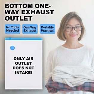 Viteps Reusable Vacuum Seal Bags Vacuum Seal Bags For Clothes Pack Of 8 Spac