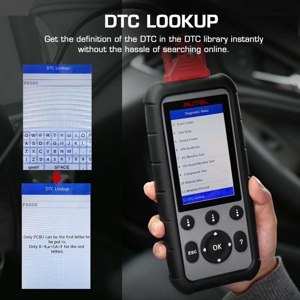 Autel MD806 OBD2 Scanner Car Diagnostic Scan Tool for Engine, Transmission, SRS & ABS Systems, EPB, Oil Reset, DPF, SAS and BMS