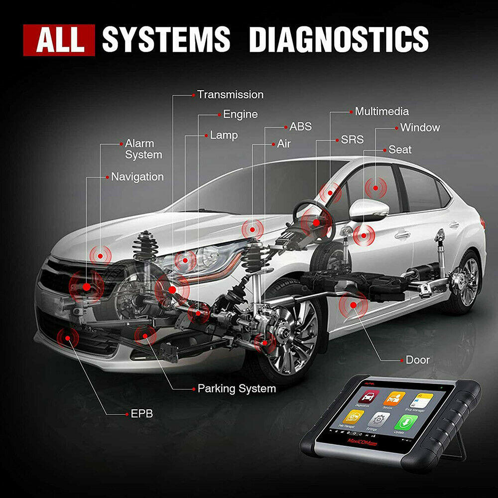 Autel OBD2 Scanner MK808 Car Diagnostic Scan Tool with All System Diagnosis, 25+ Maintenance Functions Services