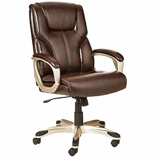 AmazonBasics High-Back Home Office Desk Chairs Executive ...