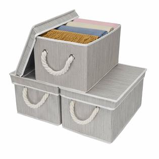 Storageworks Decorative Storage Bins For Shelves Storage Baskets