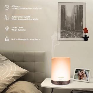 Sunbeam 500 553 146 Urpower 2nd Gen 300ml Aroma Essential Oil Diffuser Night Light Ultrasonic Air Hu