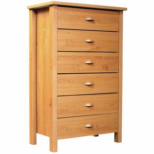 Venture Horizon 6 Drawer Chest Of Drawers Vertical Wooden Dresser