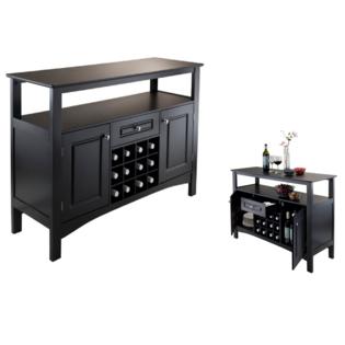 Rack Wine Home Bar Wine Rack Cabinet Buffet Liquor Alcohol Storage