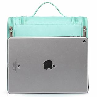 Tuowan Hanging Toiletry Bag Travel Cosmetic Makeup Kit Organizer For Women 02 Green