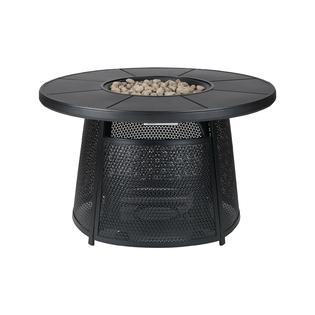 Tms43gh Better Homes Gardens Acadia Round Outdoor Gas Fire Pit Black
