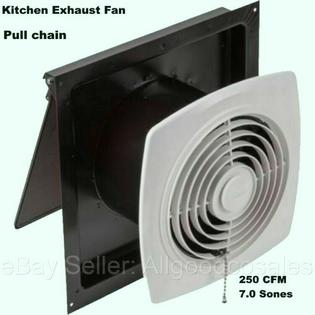 Broan 507 8" KITCHEN EXHAUST FAN Wall Mounted Pull Chain Broan 507 8" KITCHEN EXHAUST FAN Wall Mounted Pull Chain