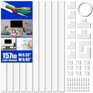 Delamu Cc01 Paintable Cord Cover Cable Management System