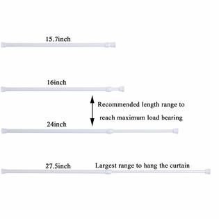 Gydandir Gydandir 4 Pack Cupboard Bars Curtain Rod