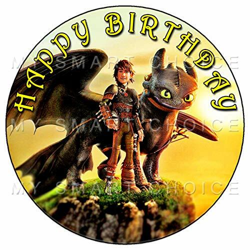 My Smart Choice 7 5 Edible Cake Topper How To Train Your Dragon