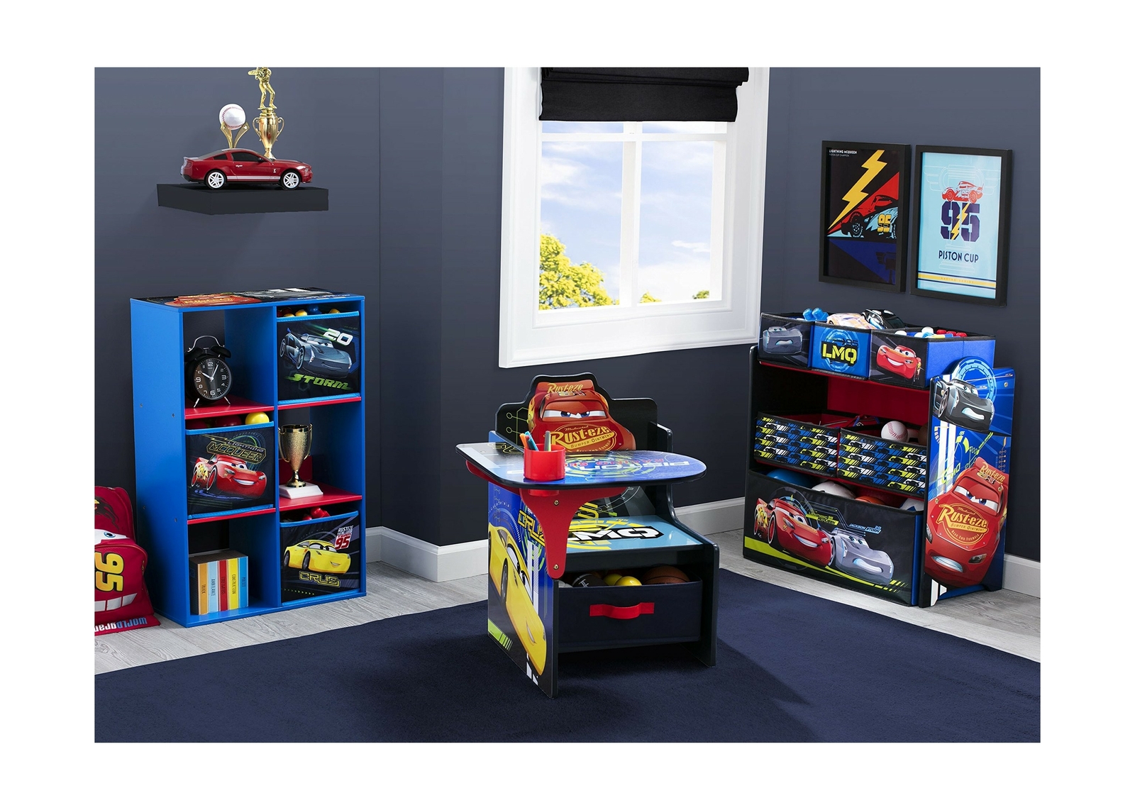 Delta Children Chair Desk With Storage Bin Disney Pixar Cars