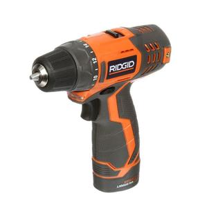 Ridgid 12 Volt Lithium Ion 3 8 In Cordless 2 Speed Drill Kit