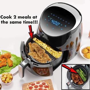 Yedi Houseware GV013 Yedi Total Package Air Fryer XL, 5.8 Quart, Deluxe Accessory Kit, Recipes Yedi Houseware GV013 Yedi Total Package Air Fryer XL, 5.8 Quart, Deluxe Accessory Kit, Recipes