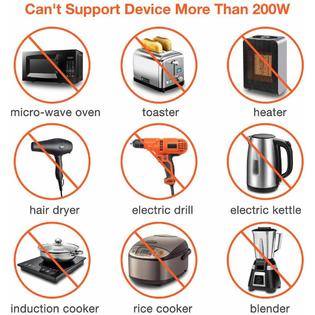 Portable Power Station Solar Generator Lithium Battery Camping Travel Hunting