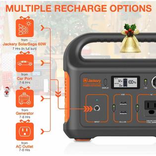 Portable Power Station Solar Generator Lithium Battery Camping Travel Hunting