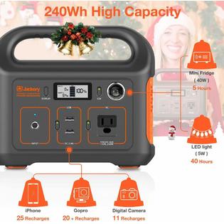 Portable Power Station Solar Generator Lithium Battery Camping Travel Hunting