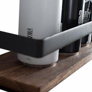 Y Me Ym Bathroom Storage Shelf Wall Mounted Set Of 2rustic Wood Floating Shelves With