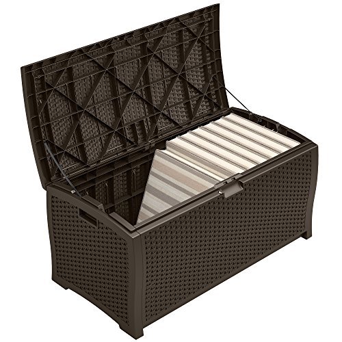 Suncast Deck Box Indoor Outdoor Patio Accessories Pool Storage