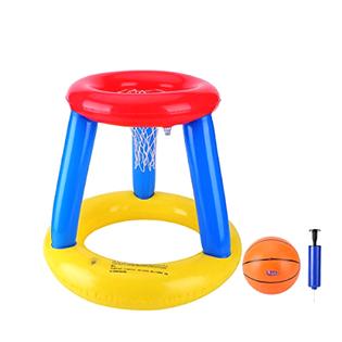Xzzhizi Pool Basketball Hoop Inflatable Giant Floating Toy Swimming Pool Beach Fun Games