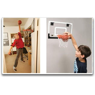Sklz Indoor Basketball Hoop Mini W Ball Over Door Wall Mount Standard Bedroom Office