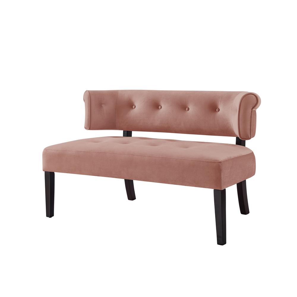 Inspired Home Mack Bench Upholstered Button Tufted