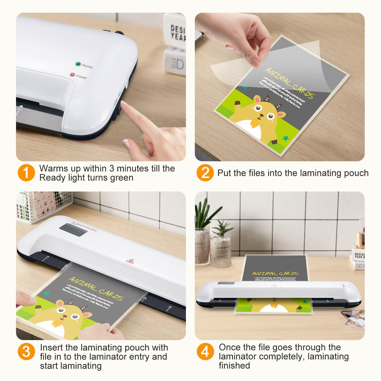 Bonsaii L309 A Maquina Laminadora Plastificadora A3 Termica En Frio Caliente Themal Laminator