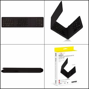 Kanknum Kanex Multisync Foldable Travel Keyboard With Full Number Pad