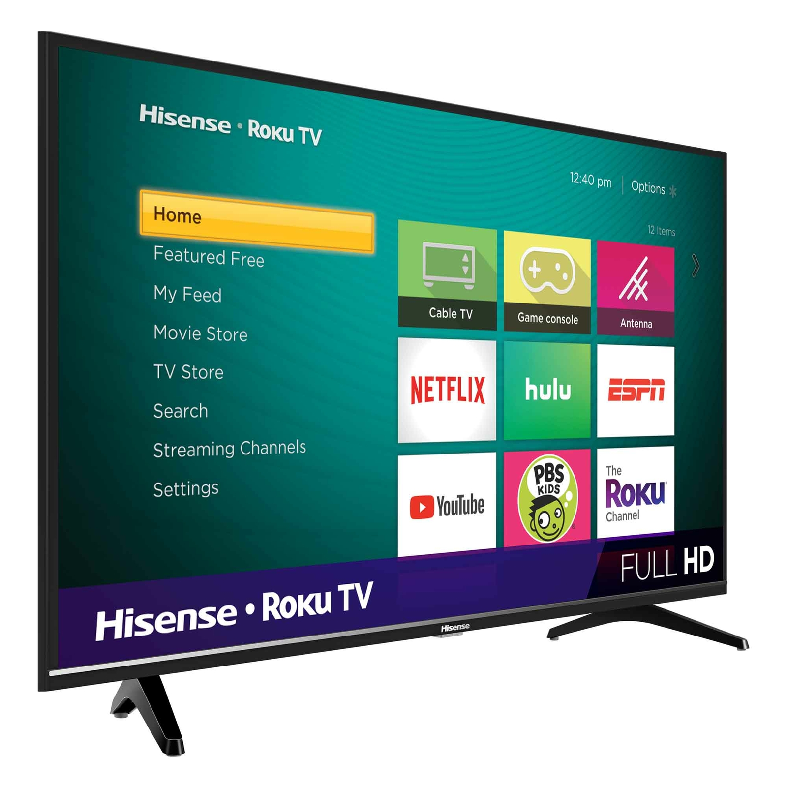 Hisense 40" Class 1080P FHD LED Roku Smart TV 40H4030F1 free fast shipping Hisense 40" Class 1080P FHD LED Roku Smart TV 40H4030F1 free fast shipping
