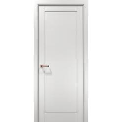 SARTODOORS MDF Door 18 x 84 with Hardware | Quadro 4111 White Ash | Single Pre-hung Panel Frame | Doors 