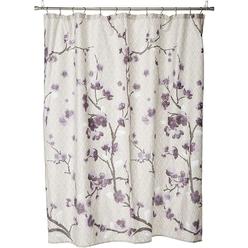 Madison Park Lola Shower Curtain Grey Yellow