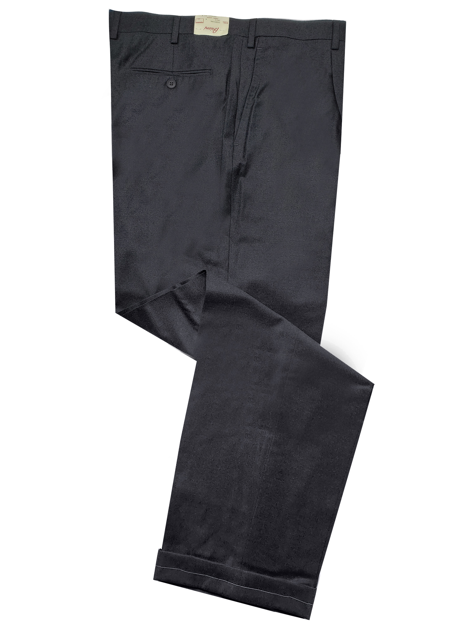 Brioni Men's Cortina GrayWool Pants One Pleat Front