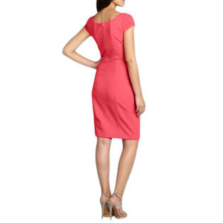elie tahari pink dress Elie Tahari Pink Floral Lace Mini Dress 10