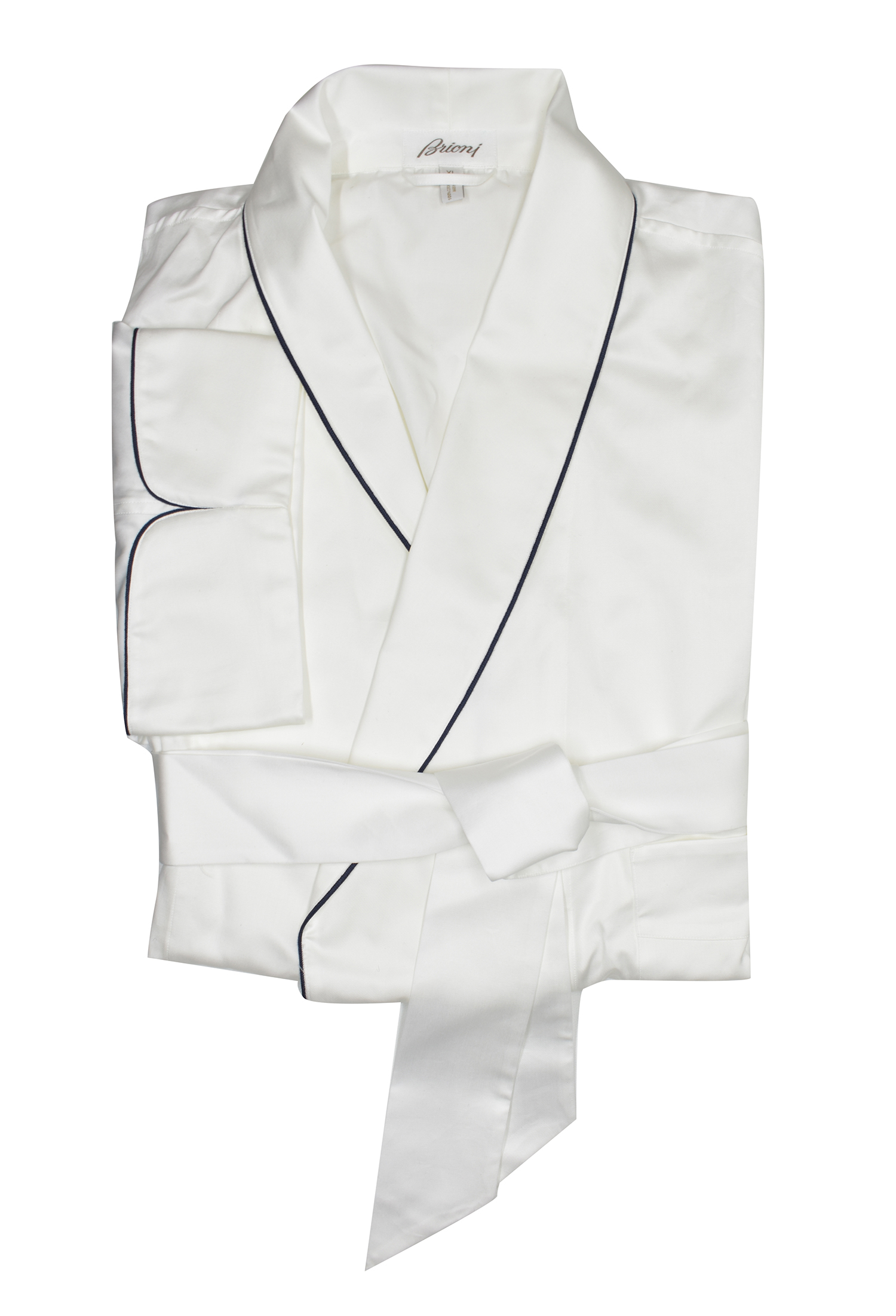Brioni Men's White 100% Cotton Lounge Robe (M)
