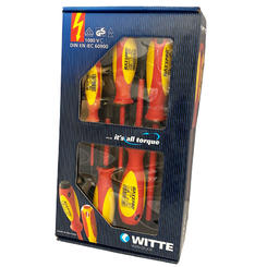 Witte*653739 5-piece MAXXPRO Insulated Slotted and Phillips Screwdriver Set